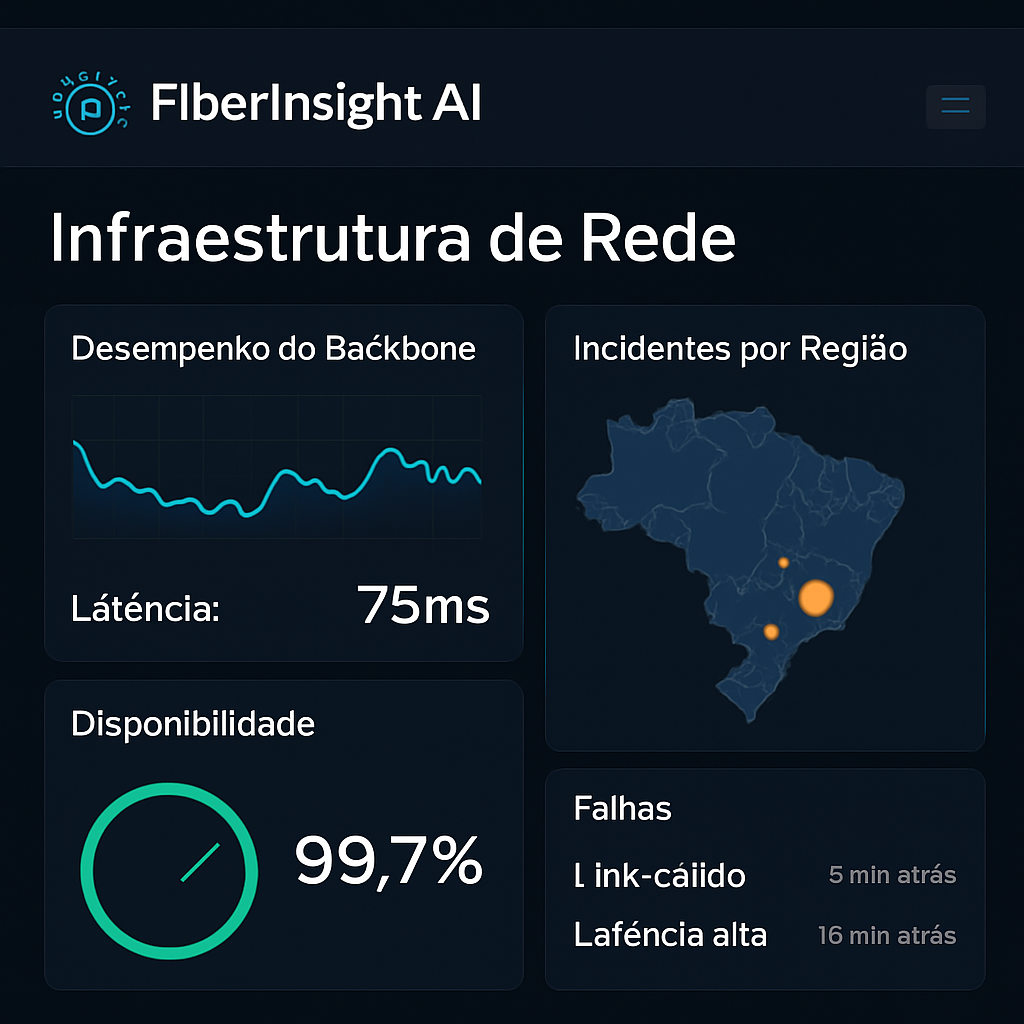 Dashboard de Infraestrutura FiberInsight