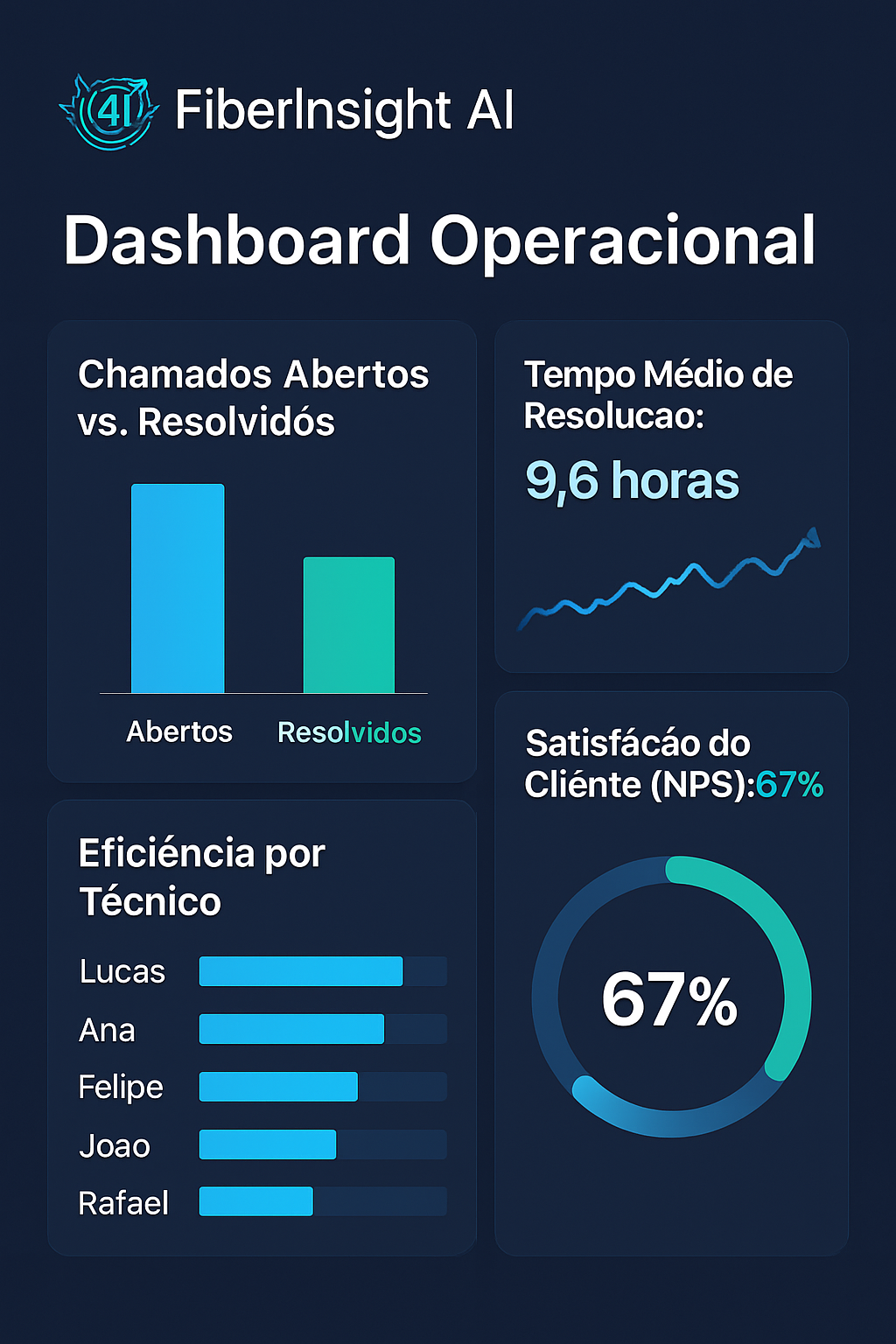 Dashboard Operacional FiberInsight